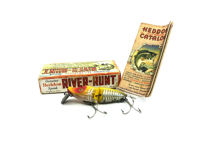Heddon Jointed River Runt 9330 XRY Yellow Shore Minnow Color with Box