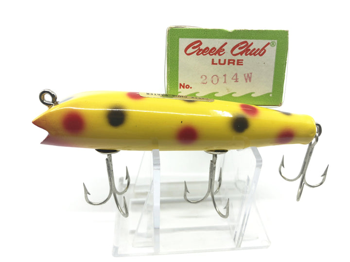 Creek Chub 2014W Darter Yellow Spotted Color Box and Paperwork