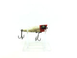 Heddon Tiny Chugger RH White Red Color
