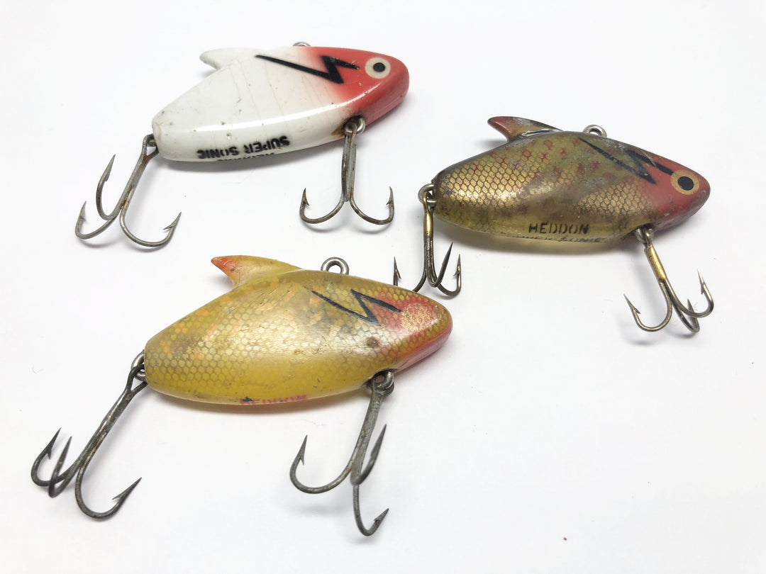 Heddon Super Sonic Lot of Two Black Crappie Colors
