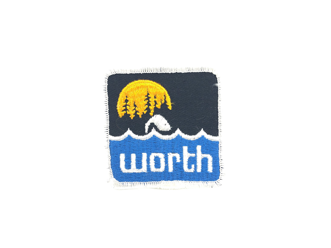 Worth Logo Fishing Patch