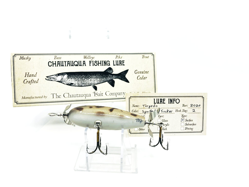 Chautauqua Special Order Wooden Torpedo in Spotted Sucker Color 2020