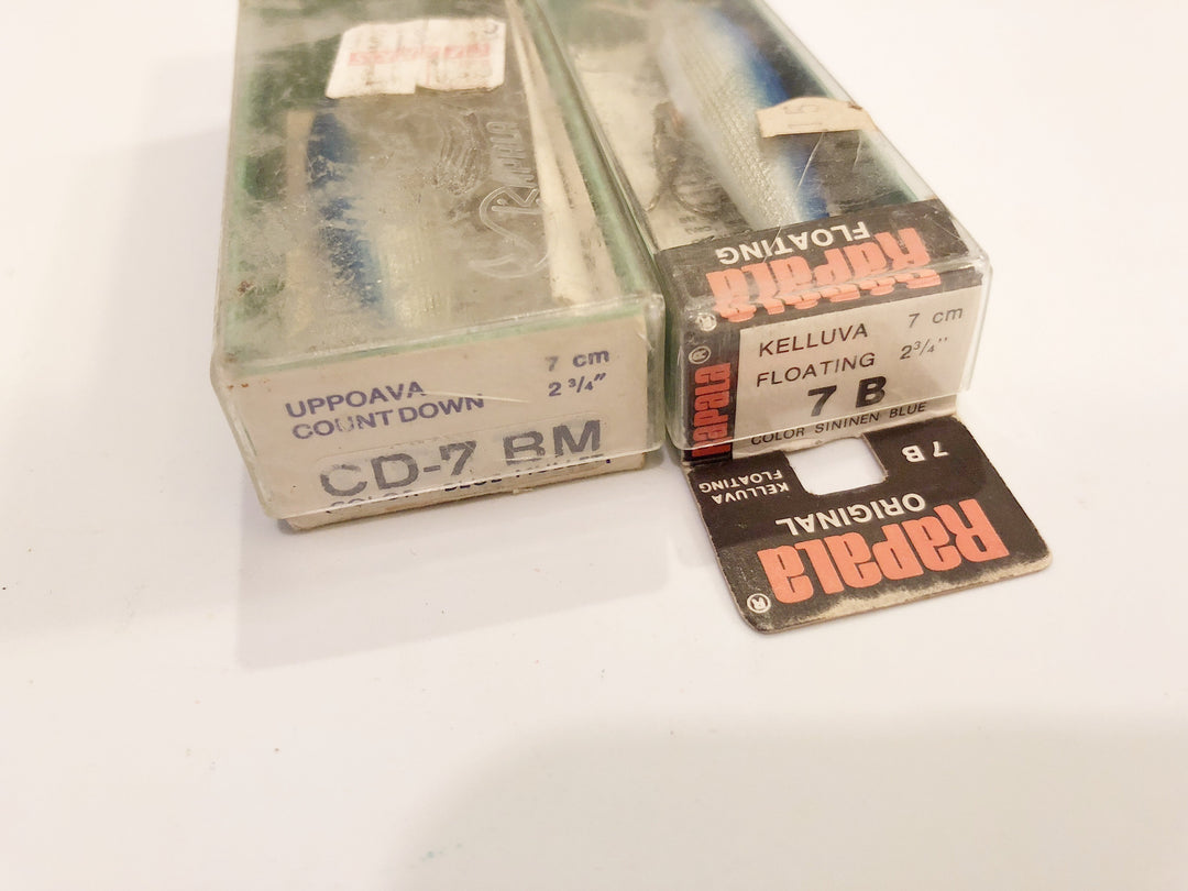 Rapala Lot of Two Lures CD-7 BM and 7 B