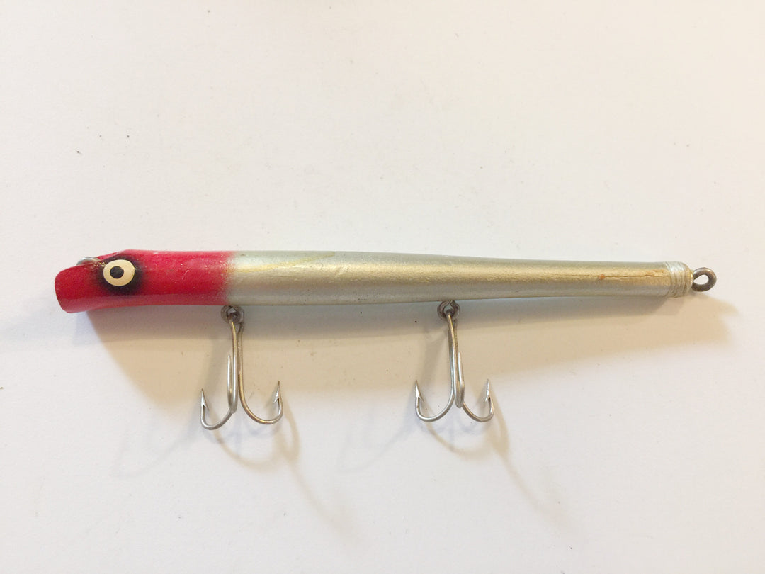 Pencil Plug Silver with Red Head and Silver Body