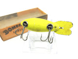 Vintage Wooden Bomber Fluorescent Yellow Color with Box