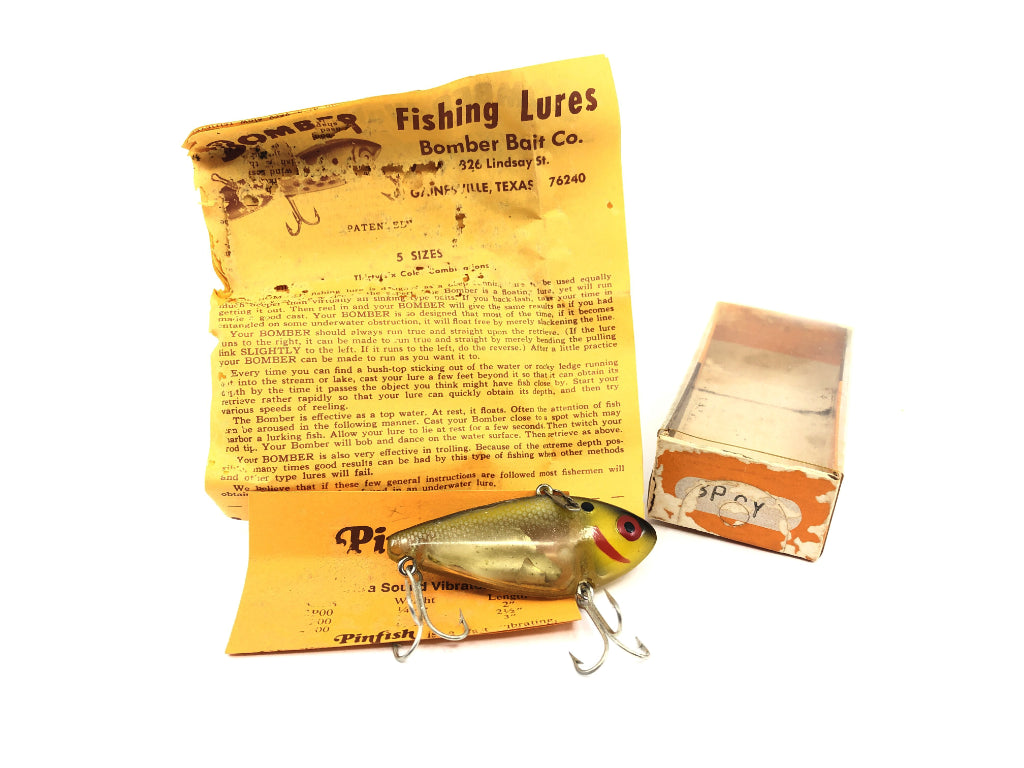Bomber Pinfish 3P SY Silver Yellow Head with Box