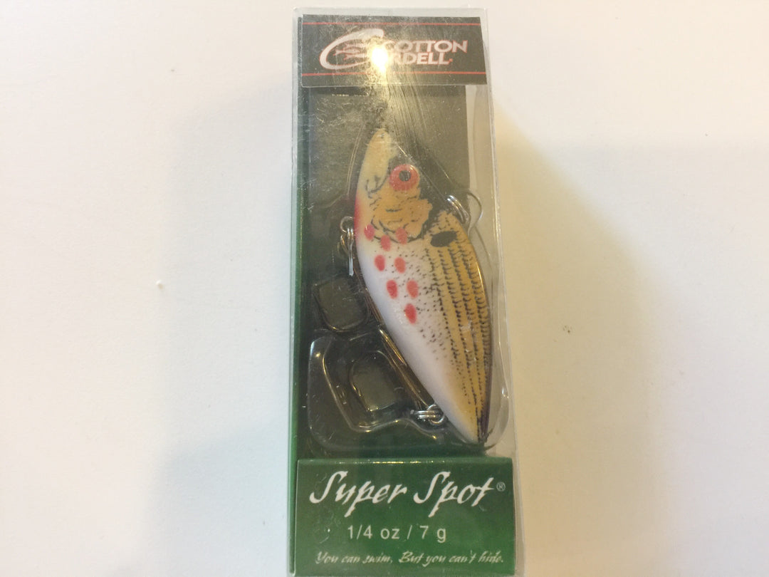 Cotton Cordell Super Spot Wounded Shad New in Box