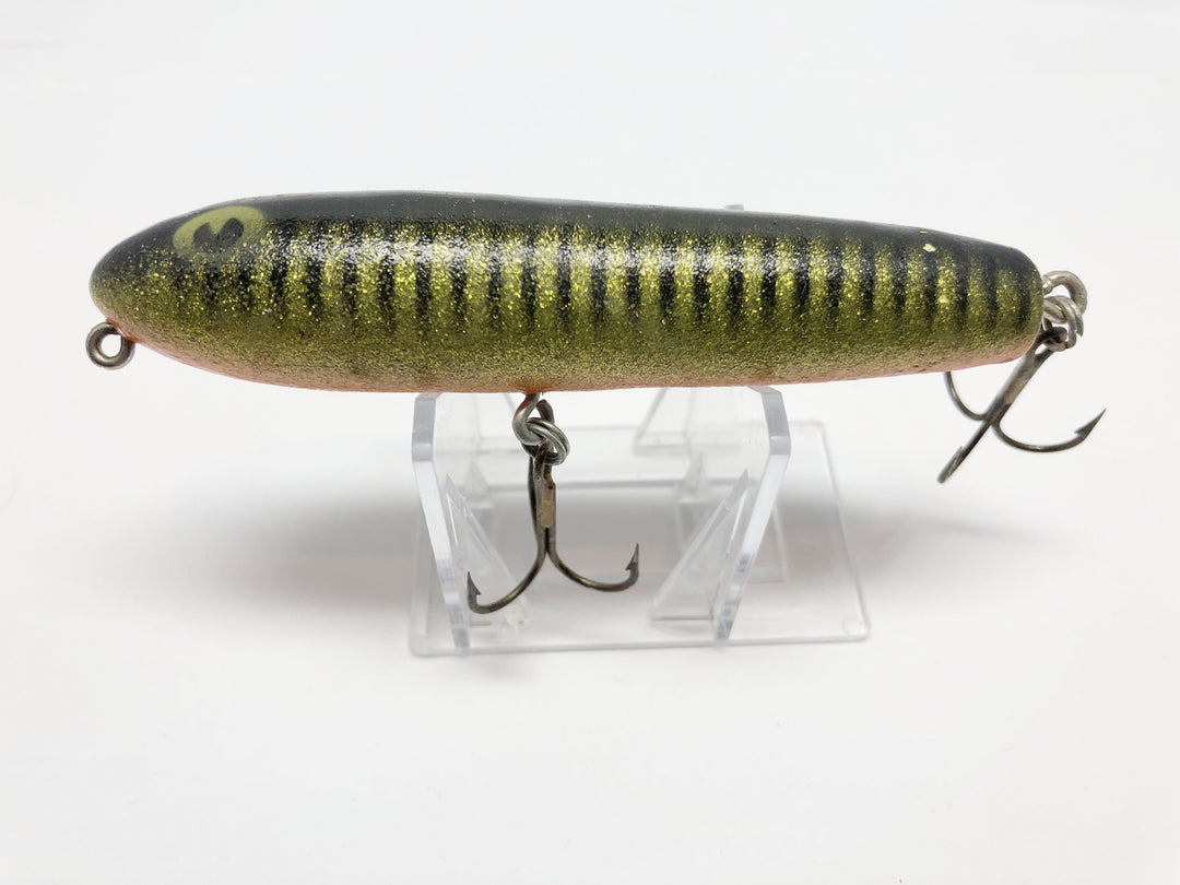 Zara Type Lure Gold with Bars and Orange Belly