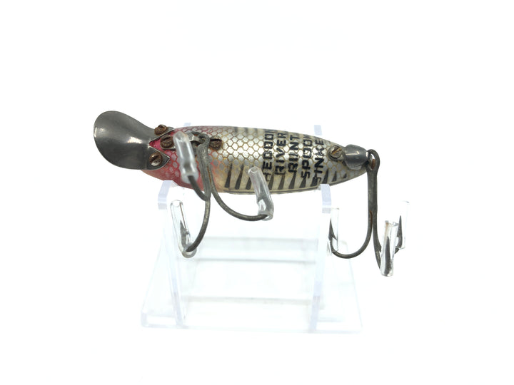 Heddon River Runt Spook Sinker 9110 XRS Silver Shore Minnow Color