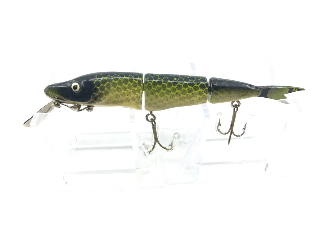 Bud Stewart / Rat Man Type Hammer Handle Minnow Green Musky Color