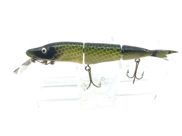 Bud Stewart / Rat Man Type Hammer Handle Minnow Green Musky Color