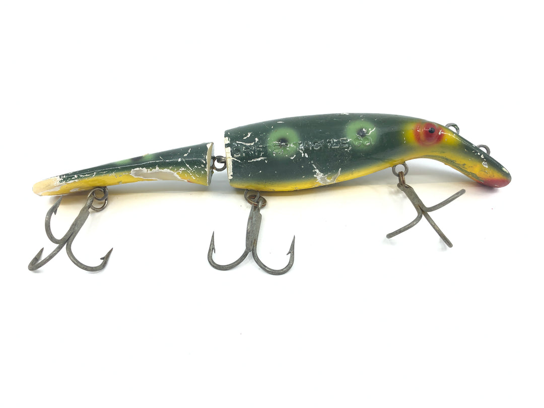 Drifter Tackle The Believer 8" Jointed Musky Lure Color 01 Dark Frog