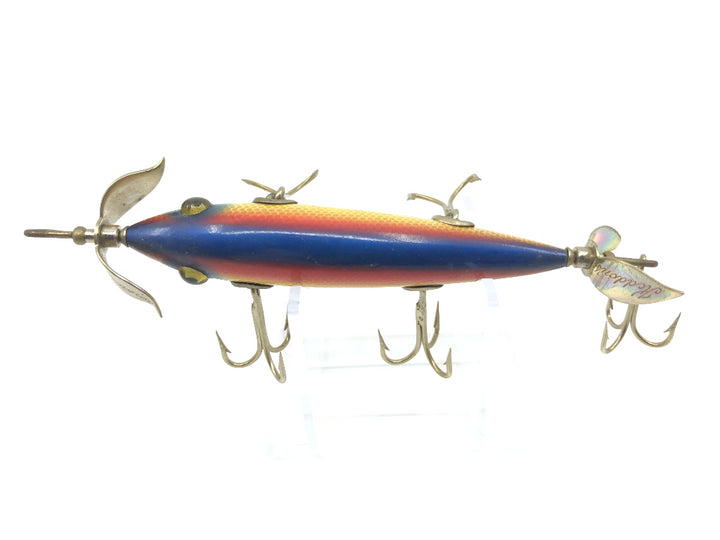Heddon 150 Dowagiac Minnow Dale Roberts Repaint Rainbow Scale Color
