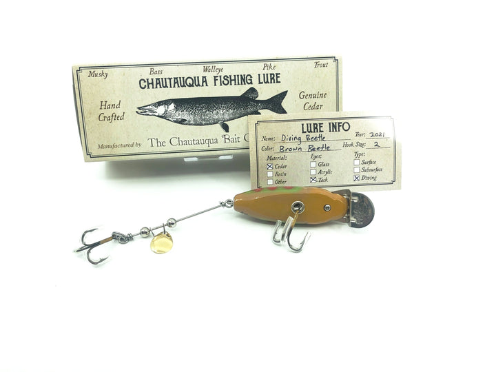 Chautauqua Custom Diving Beetle with Factory Lip Brown Beetle Color