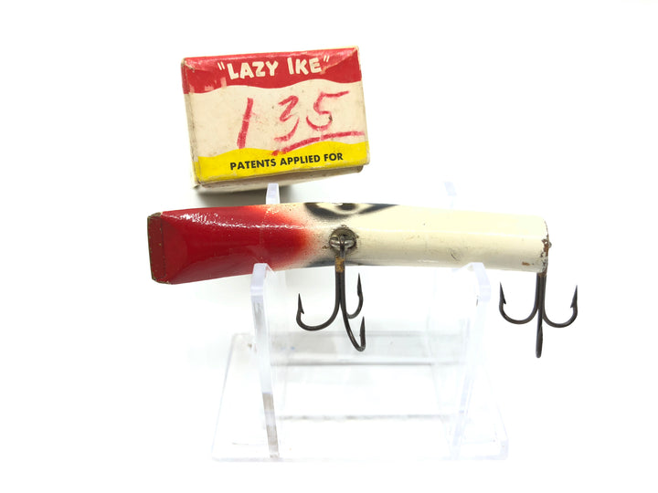 Kautzky Lazy Ike KL-31 Large Red White Wooden Ike with Box Vintage Set