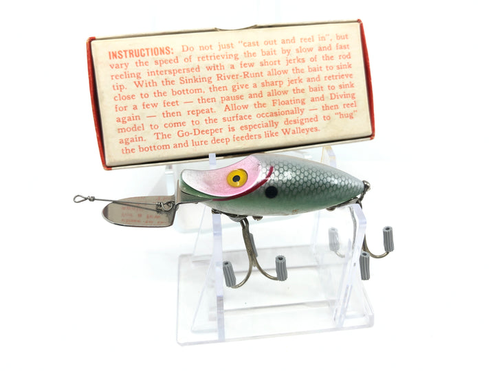 Heddon Midgit Go Deeper River Runt D-9010-SD Shad Color with Box