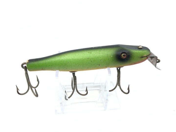 Creek Chub 700 Pikie Minnow Fire Plug Color 732 Glass Eyes Wooden Lure