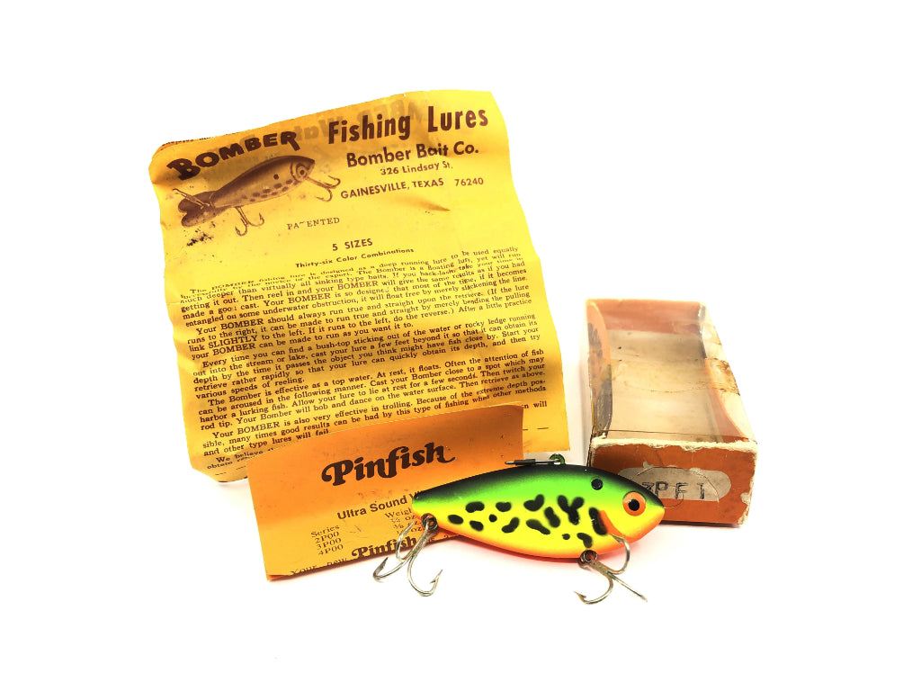 Bomber Pinfish 3P FT Firetiger with Box