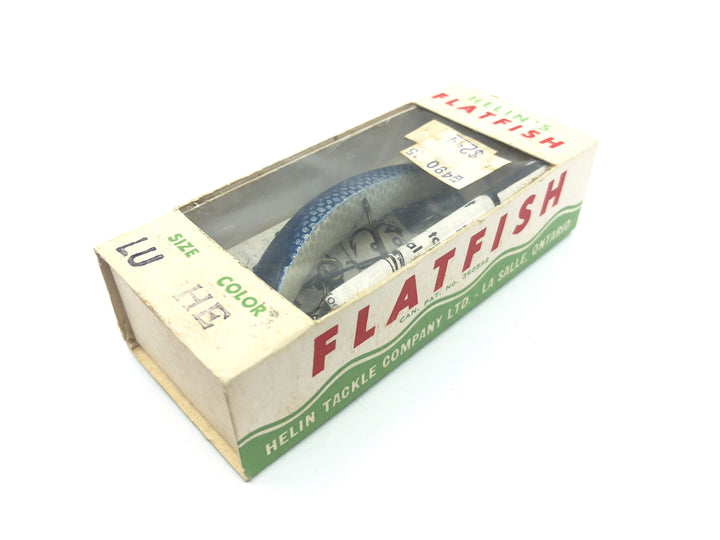 Helin Vintage Flatfish LU HE Blue Herring Color New in Box