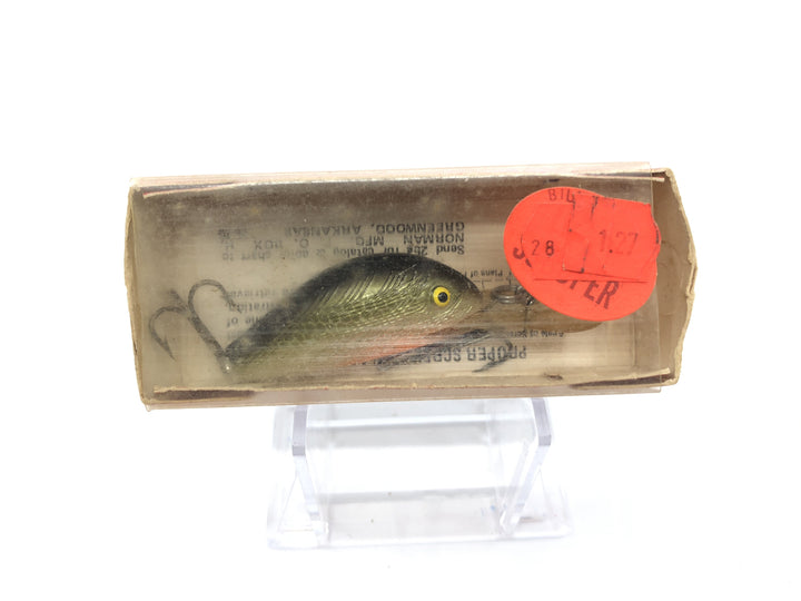 Bill Norman Little Scooper in Silver and Black with Partial Orange Belly Color New in Red Box