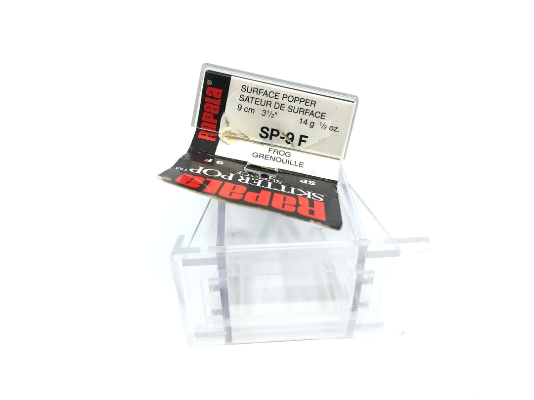 Rapala Skitter Pop SP-9 F Frog Color New in Box Old Stock