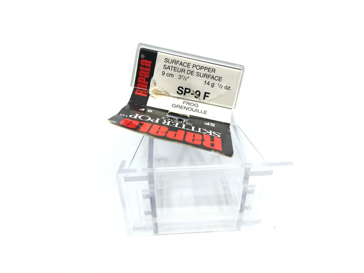 Rapala Skitter Pop SP-9 F Frog Color New in Box Old Stock