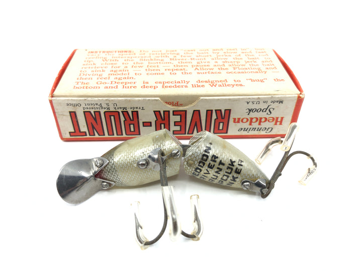 Heddon Jointed Sinking River Runt 9330 P Shiner Scale Color with Box