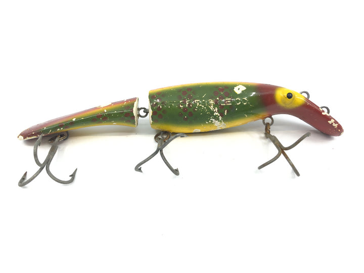 Drifter Tackle The Believer 8" Jointed Musky Lure Color Custom Color Bleeding Rainbow