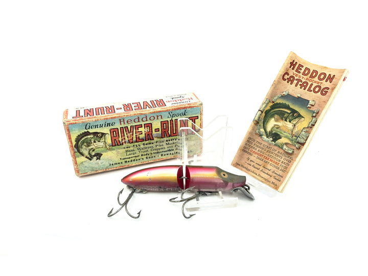 Heddon River Runt Spook Jointed Floater 9430 RB Rainbow Color with Box