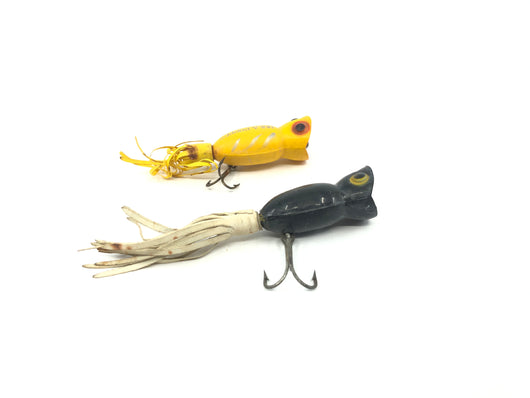 Lot of Two Arbogast Fly Rod Hula Poppers Yellow and Black – My Bait Shop,  LLC