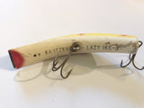 Kautzky Lazy Ike 3 Wooden Antique Lure Yellow with Red Spots Color