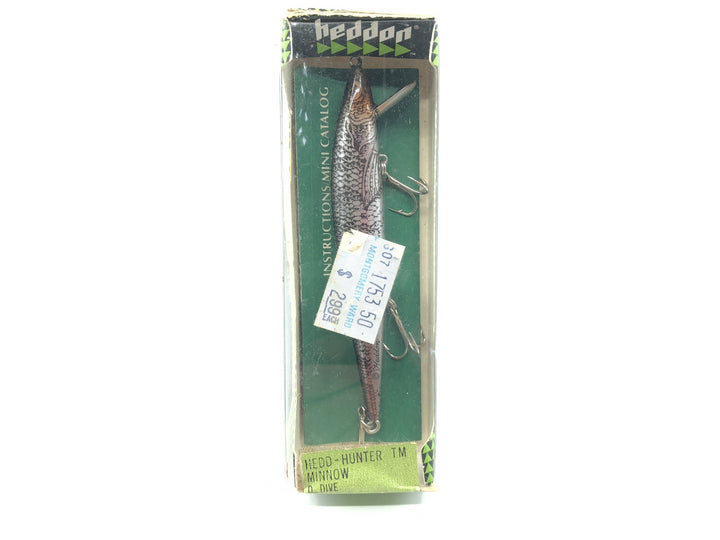 Heddon Hedd Hunter Minnow 9350 SDN Natural Shad Color New in Box Old Stock