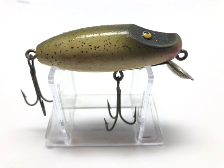 Paw Paw Lippy Joe River Runt Type Lure Olive Color Nice Condition