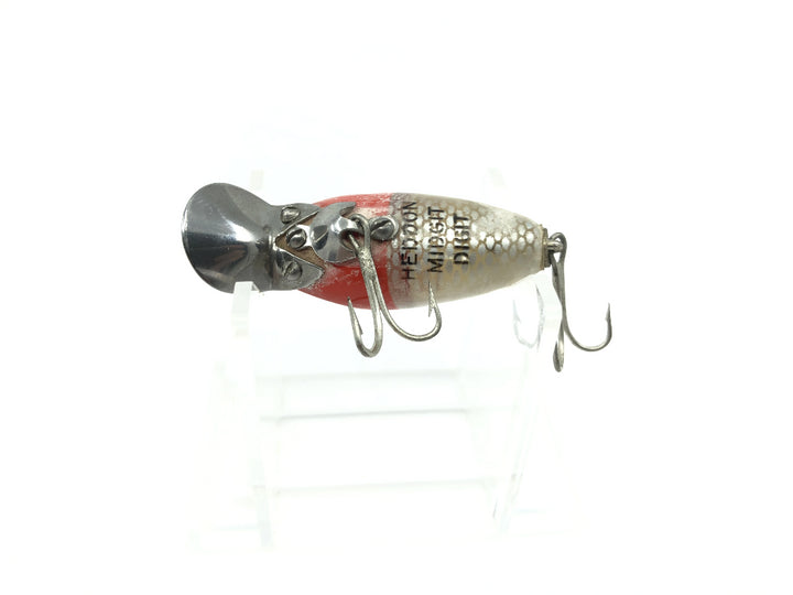 Heddon Midgit Digit River Runt Spook 9020 RH Red Head White Color