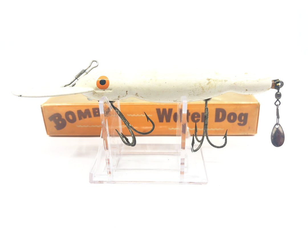 Vintage Wooden Bomber Water Dog 1701 Black Water Wave Color with Box
