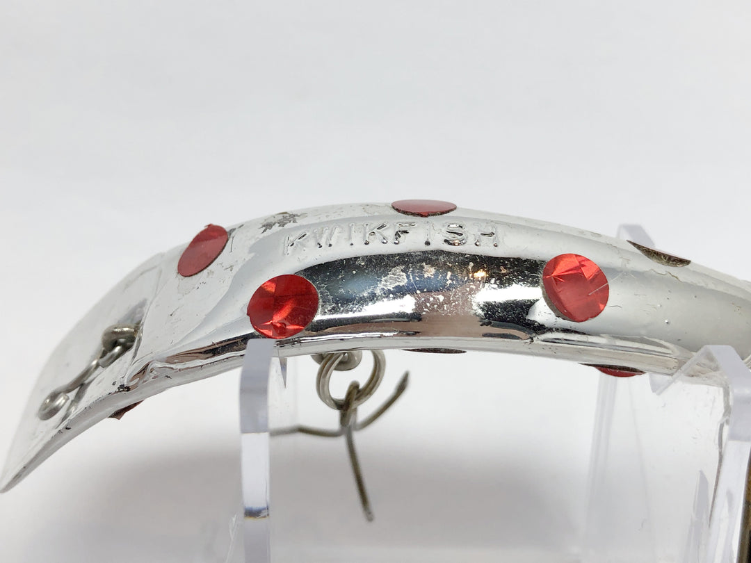 Silver with Red Jewels Kwikfish Lure K11