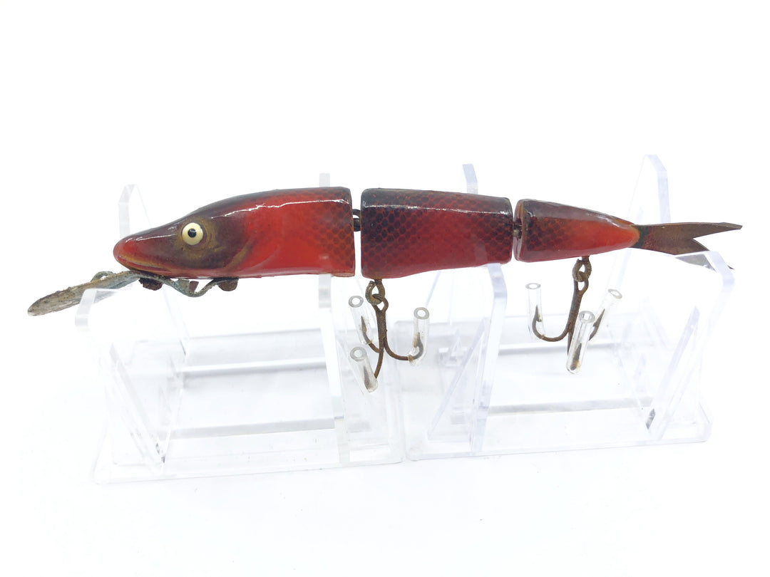 Bud Stewart / Rat Man Type Hammer Handle Minnow Red Perch Color