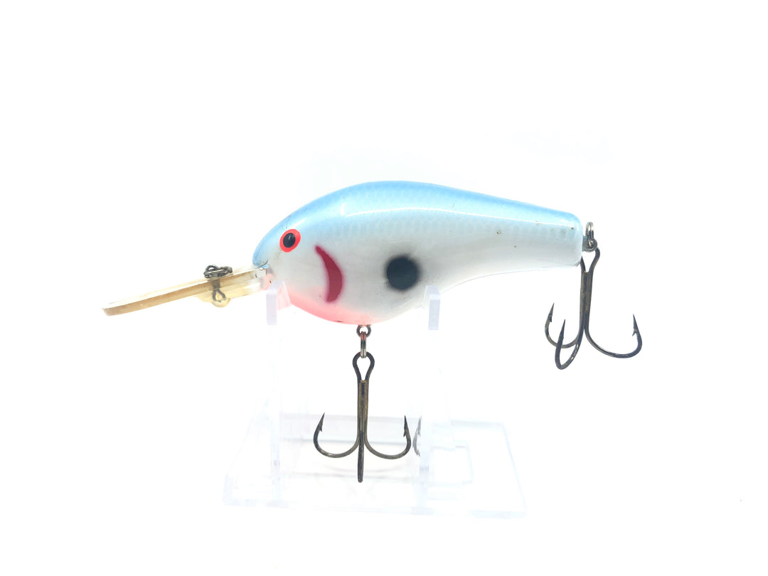 Big Lip unmarked Crank Bait Blue Pearl Color