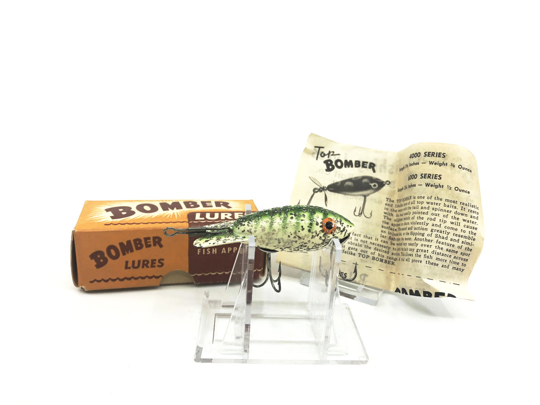 Vintage Wooden Bomber 215 Christmas Tree Color with Box