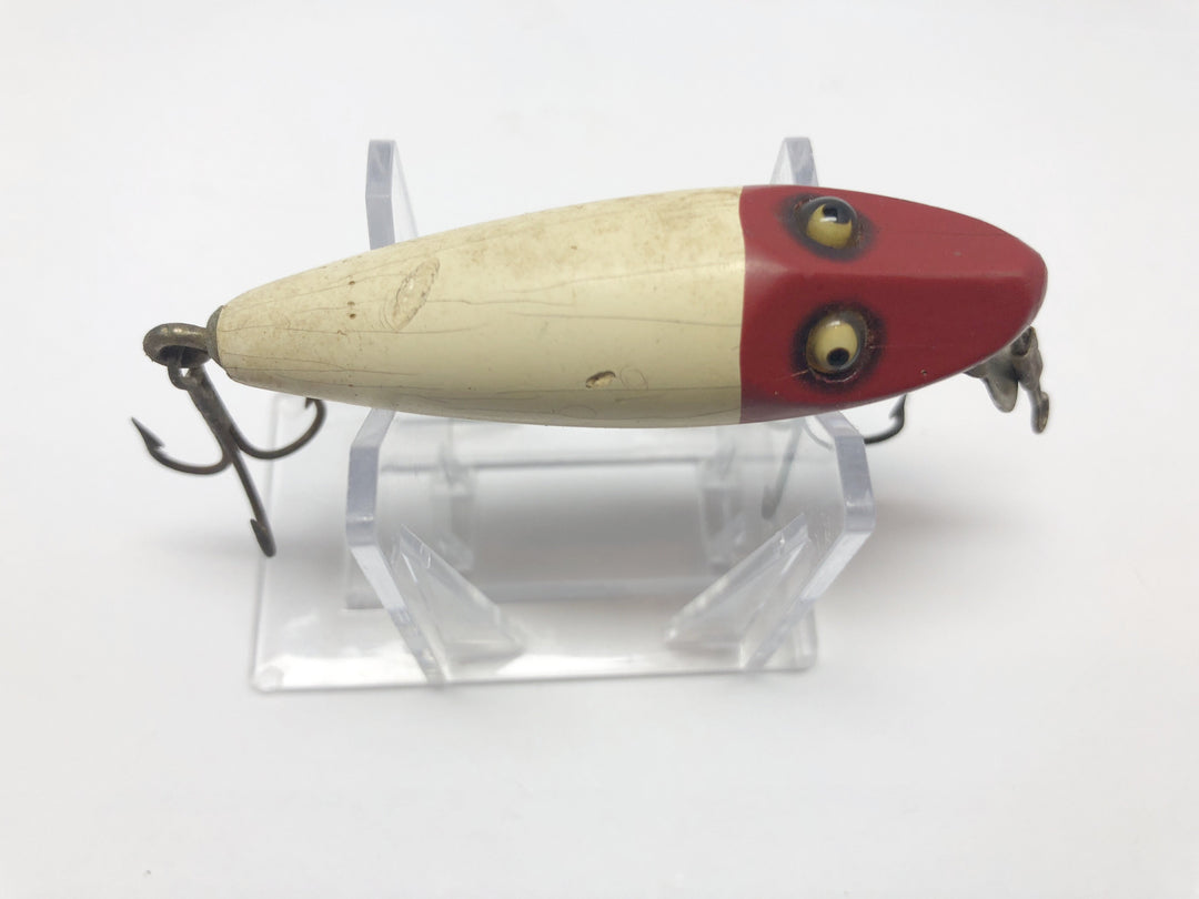Shur-Strike River Master Glass Eyes Wooden Lure Red and White