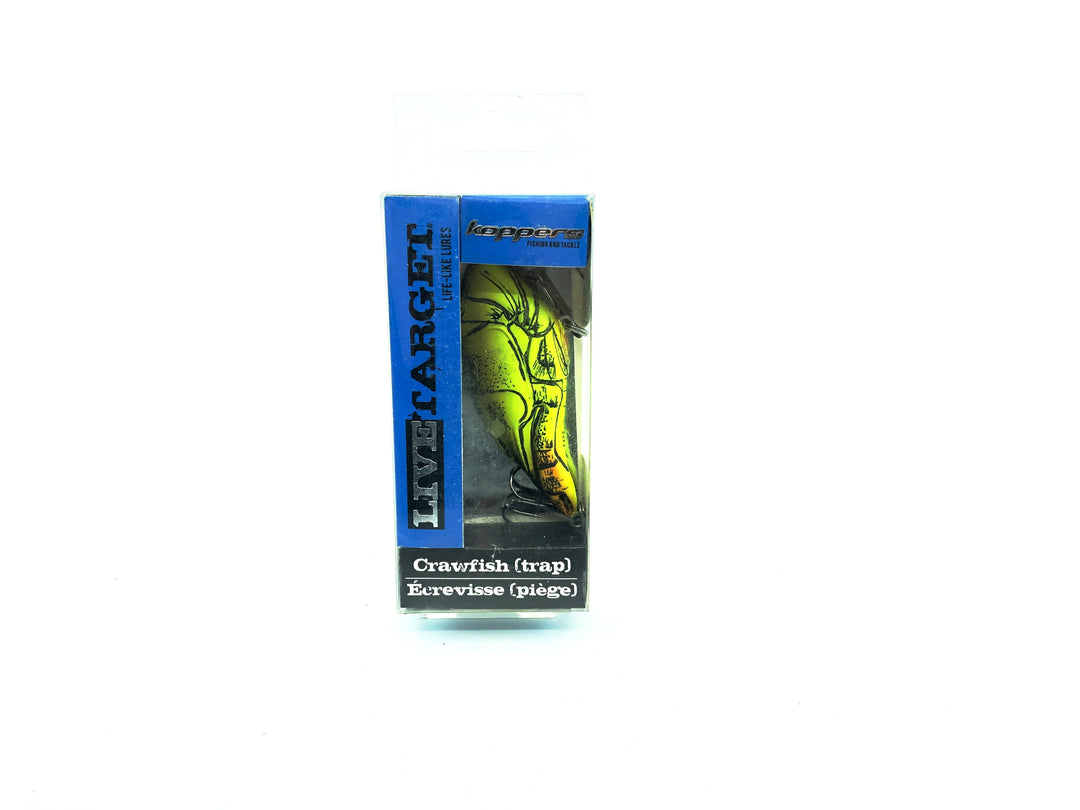 Koppers Live Target Crawfish Trap Mossback Crawfish Color New on Card