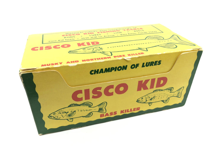 Vintage Cisco Kid Walleye Killer 313 Dealer Box of Twelve Lures