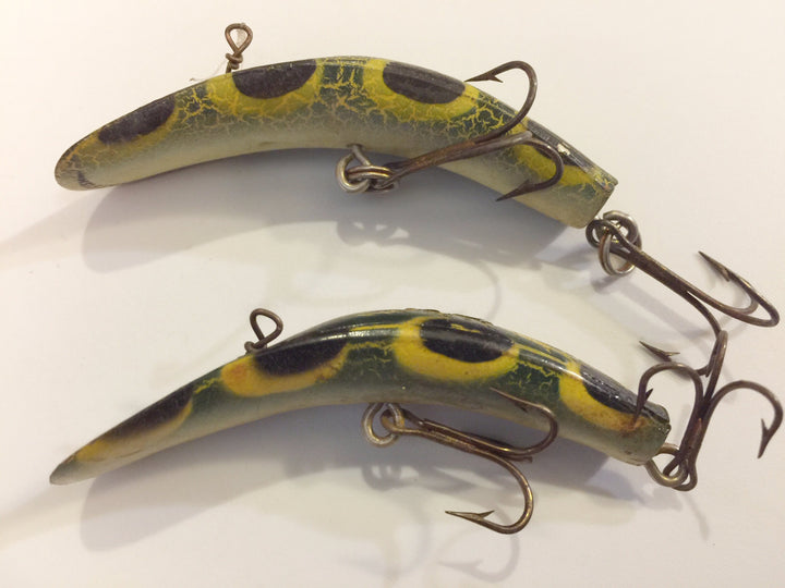 Helin Flatfish X4 in Frog Pattern Two Lures