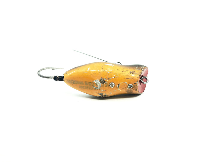 Heddon Wooden Weedless Widow BF Bullfrog Color