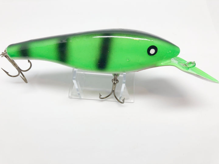 Green and Black Musky Lure with Cisco Kid type Lip
