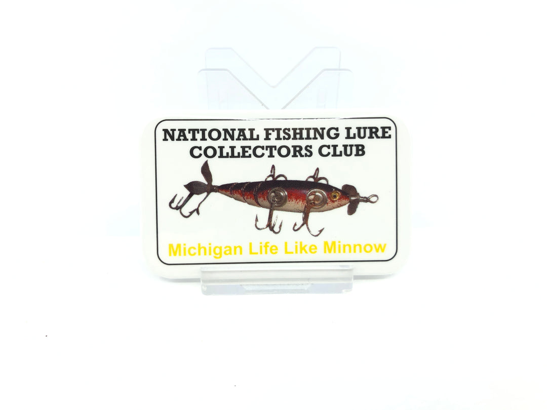 NFLCC Michigan Life Like Minnow Fishing Button
