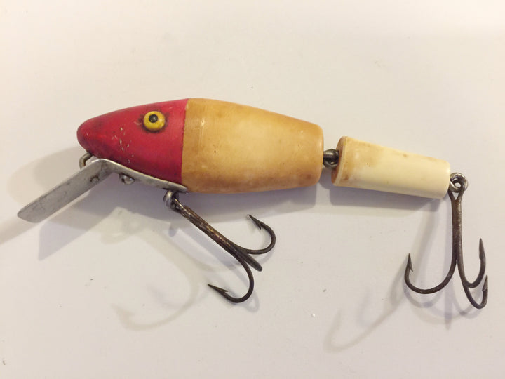 L & S Pike-Master 35 in Red Head White Body Painted Eyes