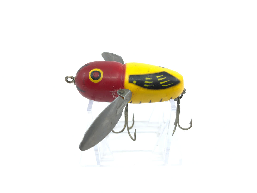Heddon Crazy Crawler Red Head Yellow Body