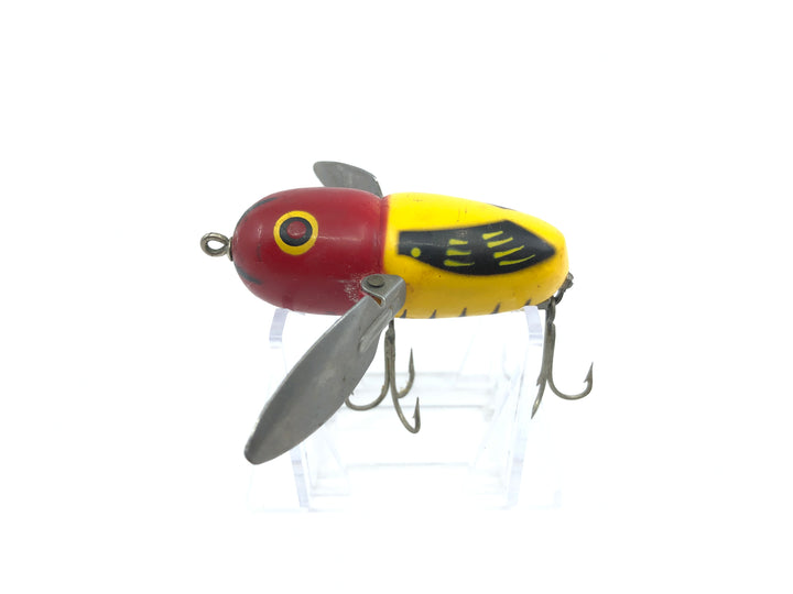 Heddon Crazy Crawler Red Head Yellow Body