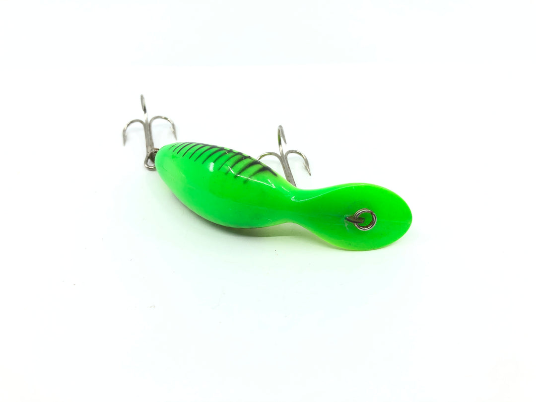 Heddon Tadpolly Spook Green with Black Ribs (non-cataloged) Color